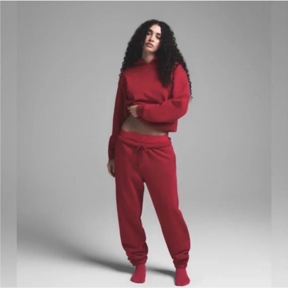 SKIMS *NWT COTTON FLEECE CLASSIC JOGGER | COLOR: BRICK | SIZE: S